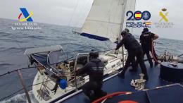 Seized a yacht with cocaine about 50 miles south of the Canaries, recovering 25 kilograms of the drug. Seized a yacht with cocaine about 50 miles south of the Canaries, recovering 25 kilograms of the drug.